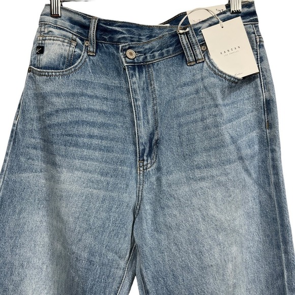 NWT Women’s KanCan 90’s Wide Leg Straight Jeans - Picture 5 of 9